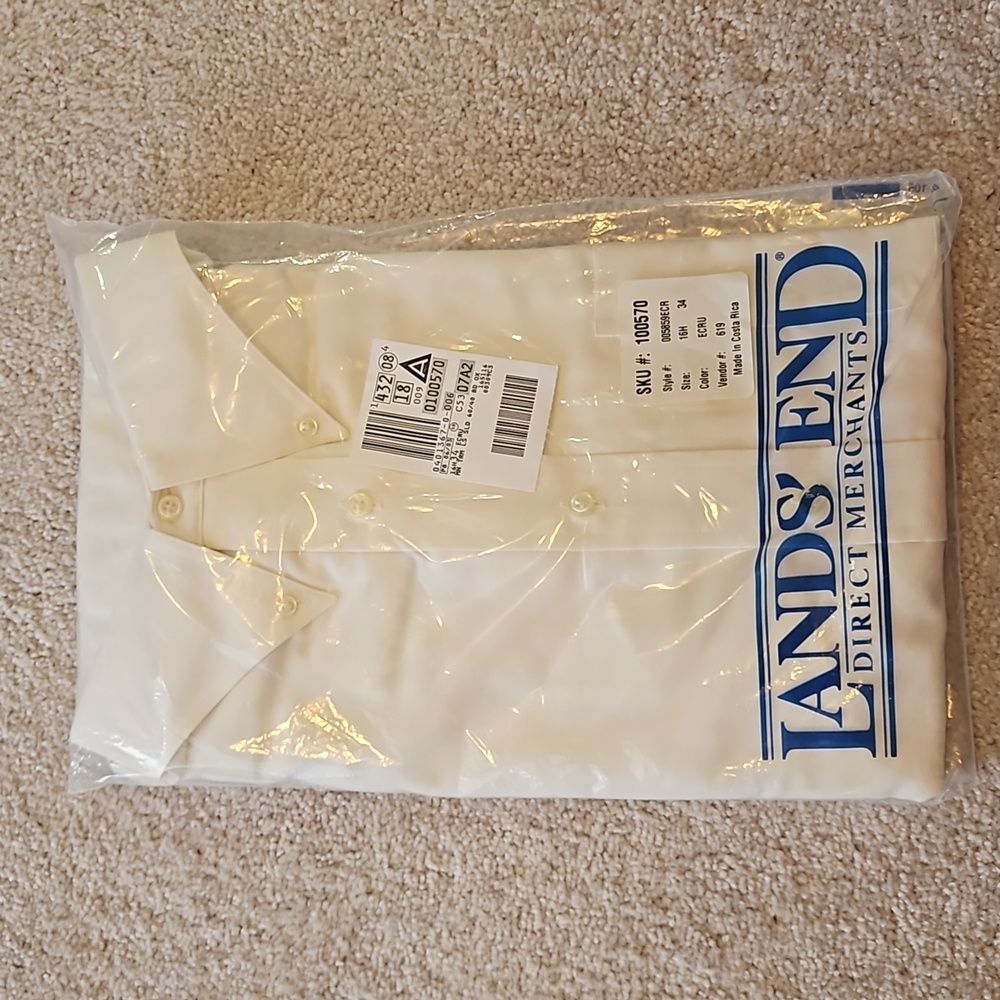 Lands' End Men's Dress Shirt